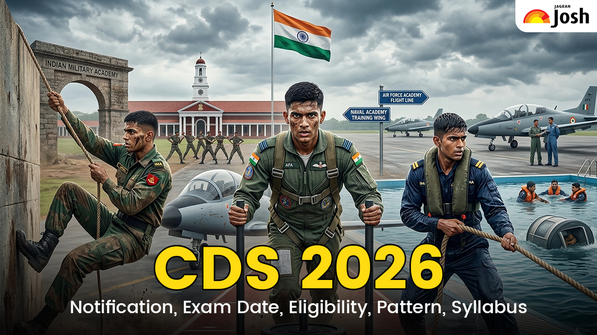 CDS 2026: Notification (Today), Exam Date, Eligibility, Pattern, Syllabus